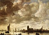 View of the Merwede before Dordrecht by Jan van Goyen
